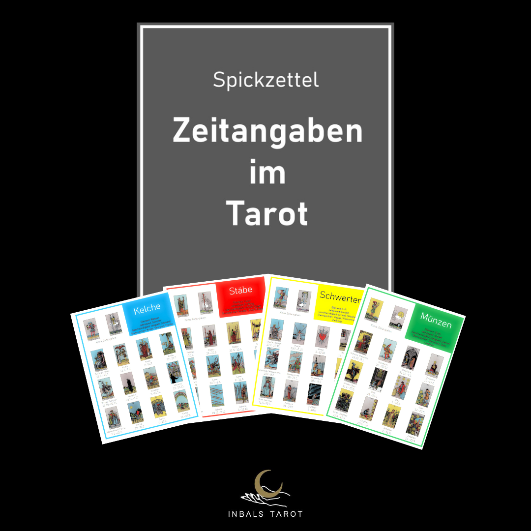 Aide-mémoire - Horaires dans le Tarot - DE